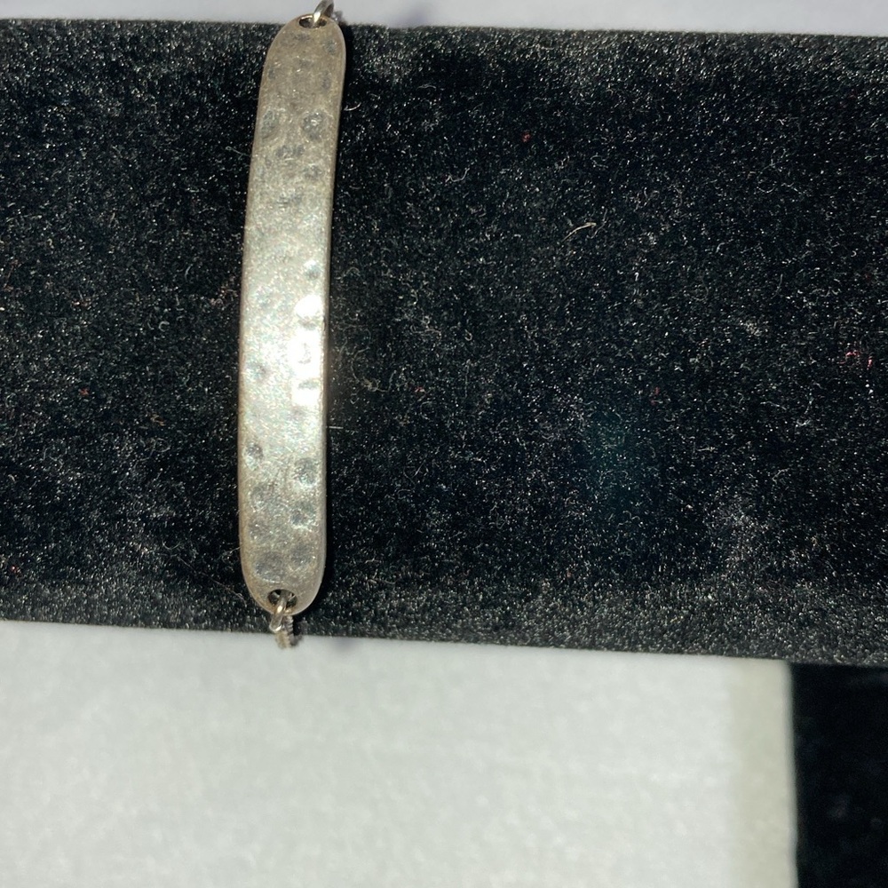 ADJUSTABLE SILVER PLATED "COUNT YOUR BLESSINGS" BRACELET - Picture 5 of 10